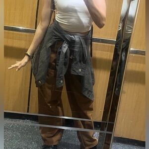 OZMA Juno Pants in Clay